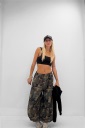 pantalone camouflage con polsino warrior